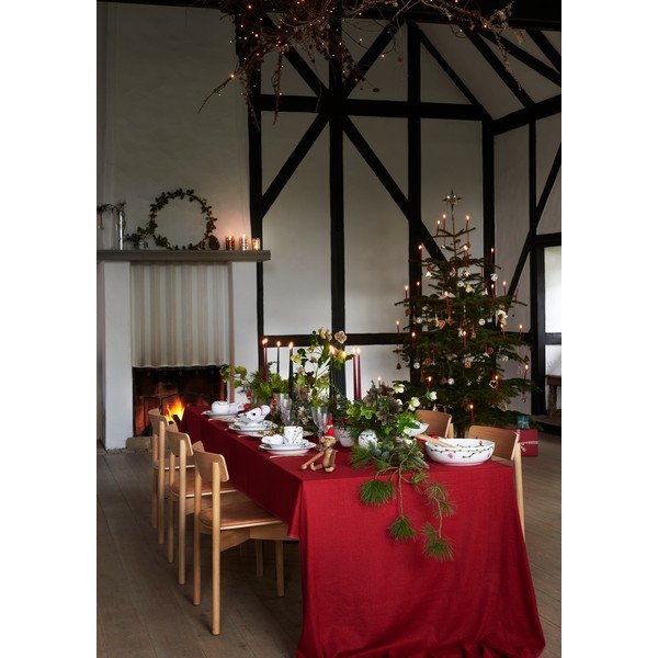 Bílá porcelánová vánoční váza Kähler Design Hammershøi, výška 13 cm-image-2