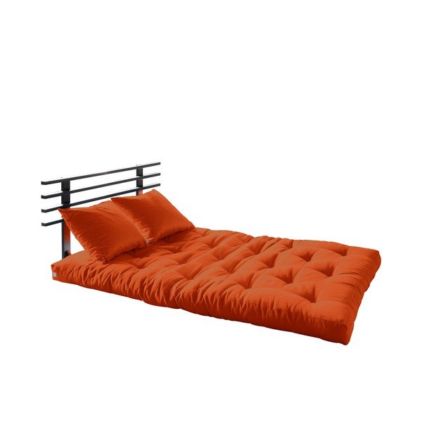Rozkládací pohovka Karup Shin Sano Black/Orange-image-3