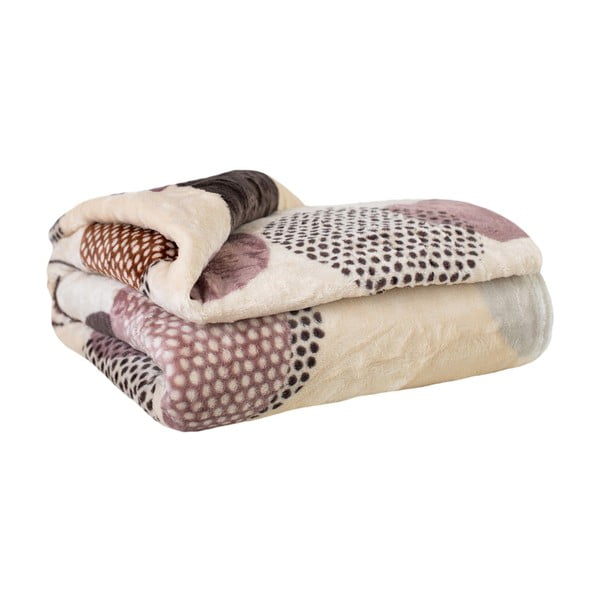 Deka z mikroplyše 200x220 cm Circles – My Home-image-1