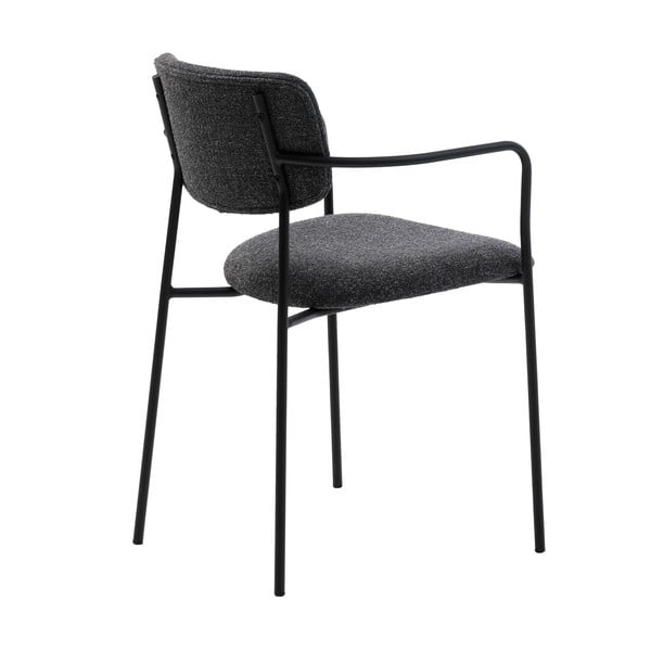 Tmavě šedá jídelní židle Zama – Unique Furniture-image-4