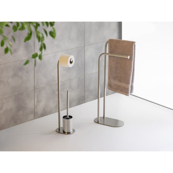 Stojan na ručníky z nerezové oceli v matně stříbrné barvě Levante – Wenko-image-2