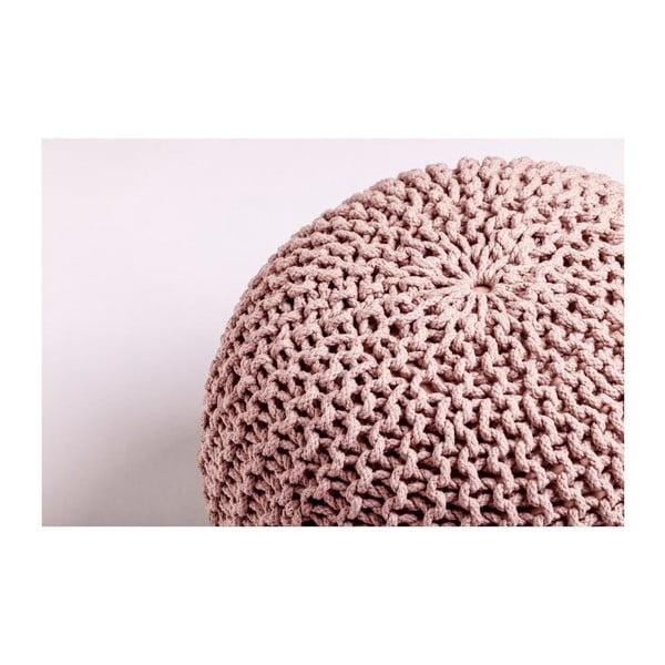 Starorůžový sedací puf Bonami Essentials Jagger-image-2