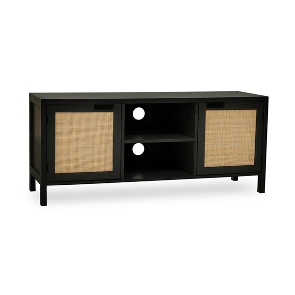 Černý TV stolek 120x52x38 cm Sherman – Premier Housewares