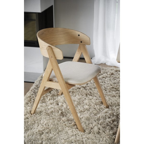 Jídelní židle v sadě 2 ks v přírodní barvě Waterton - Rowico-image-3