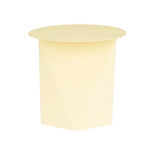 Kovový kulatý odkládací stolek 45x46 cm Foldy – Zuiver-image-3