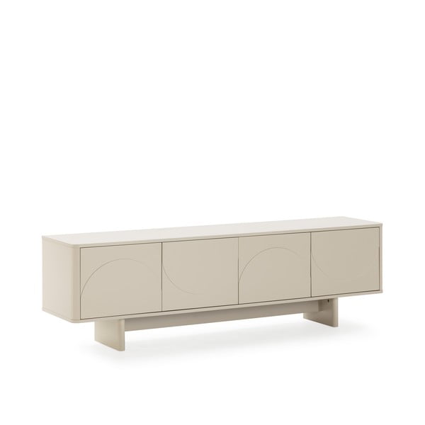 Krémový TV stolek 180x55x40 cm Solei – MOME-image-3