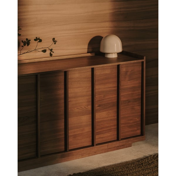 Hnědá komoda v dekoru ořechu 200x80x45 cm Onix – Kave Home-image-1