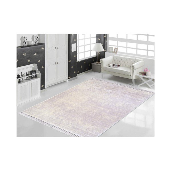 Koberec Vitaus Hali Geometrik Lila, 80 x 150 cm