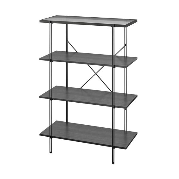 Černá knihovna v dekoru dubu 79x117 cm Wainwright - Queer Eye-image-2