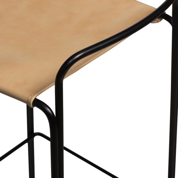 Hnědá barová stolička (výška sedáku 77 cm) Paz – DAN-FORM Denmark-image-2