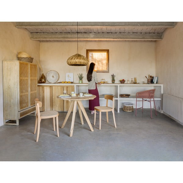 Skříňka z masivu mindi 90x160 cm Rexit - Kave Home-image-4