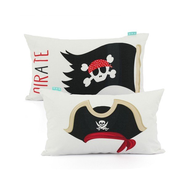 Bavlněný oboustranný povlak na polštář Baleno Pirate, 50 x 30 cm