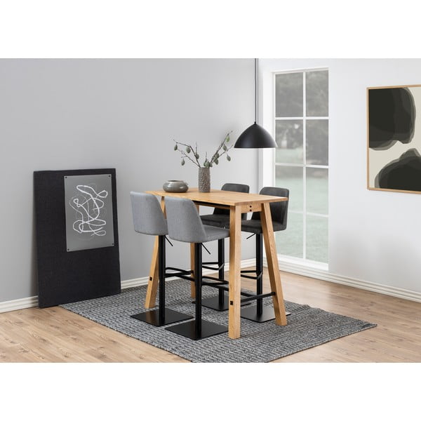 Antracitová barová židle s nastavitelnou výškou (výška sedáku 78,5 cm) Avanja – Actona-image-2