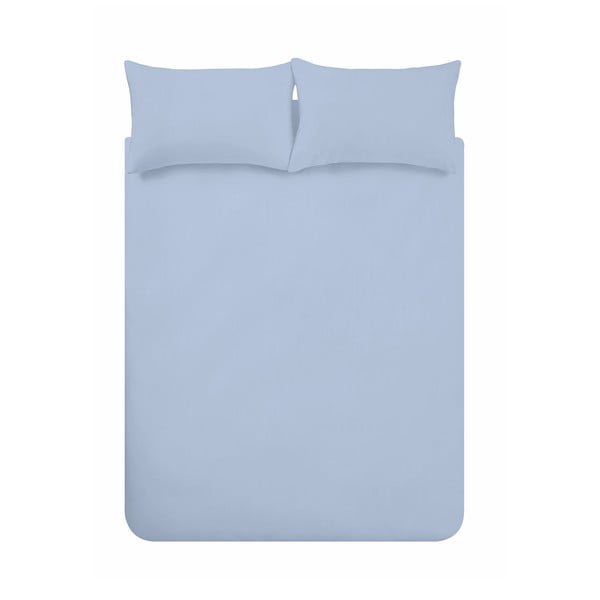Světle modré flanelové povlečení na dvoulůžko 200x200 cm Brushed – Catherine Lansfield-image-3