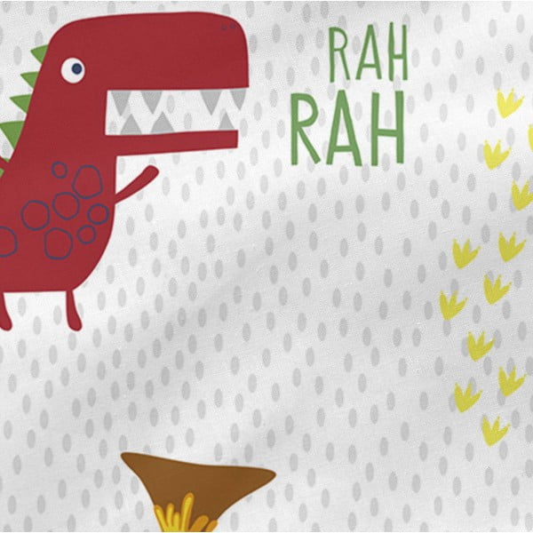 Dětské bavlněné prostěradlo Moshi Moshi Funnysaurus, 90 x 200 cm-image-4