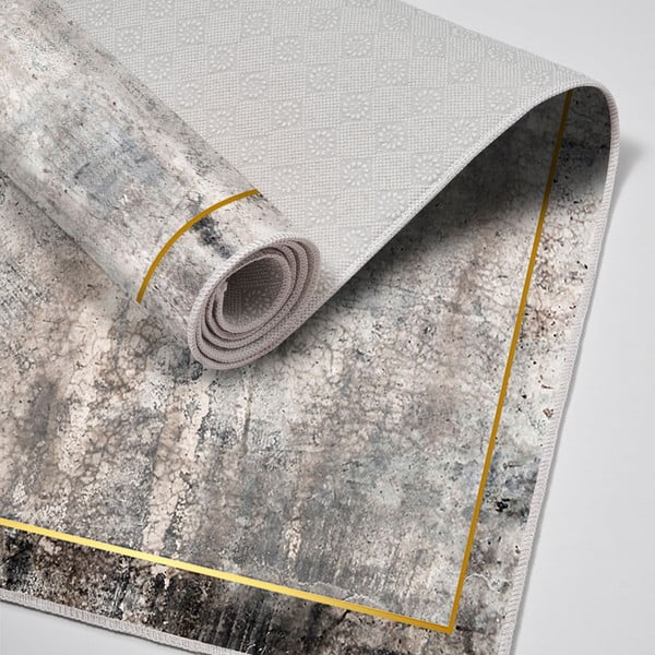 Šedo-hnědé koupelnové předložky v sadě 2 ks 60x100 cm – Foutastic-image-2