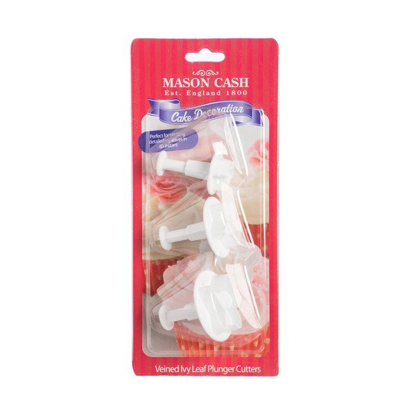 Sada 3 vykrajovátek ve tvaru břečťanových listů Mason Cash Cutters-image-1