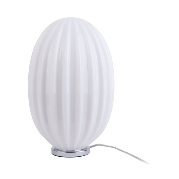 Bílá stolní lampa Leitmotiv Smart, výška 31 cm