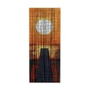 Oranžový bambusový závěs do dveří 200x90 cm Sunset - Maximex