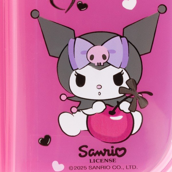 Růžový plastový dětský svačinový box Kuromi – STOR-image-3