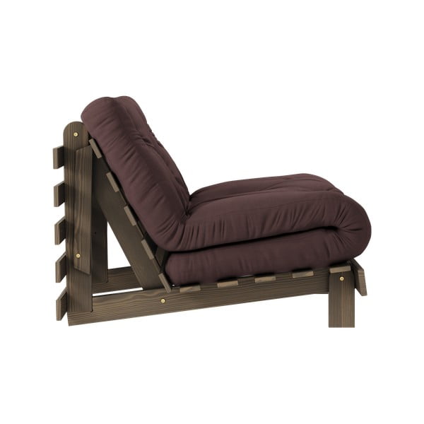 Tmavě hnědé křeslo Roots – Karup Design-image-4