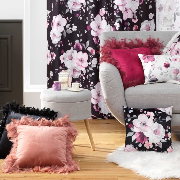 Sametový dekorační polštář 40x40 cm Marlina – douceur d'intérieur-image-2