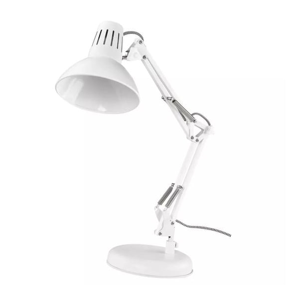 Bílá stolní lampa (výška 46 cm) Dustin – EMOS