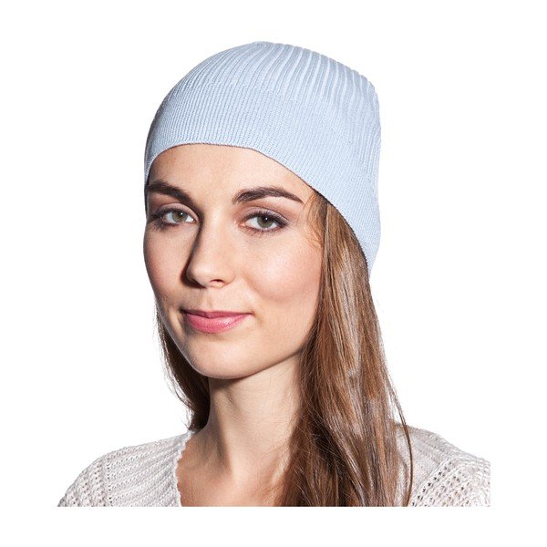 Světle modrá čepice Cosmo Basic White-image-1