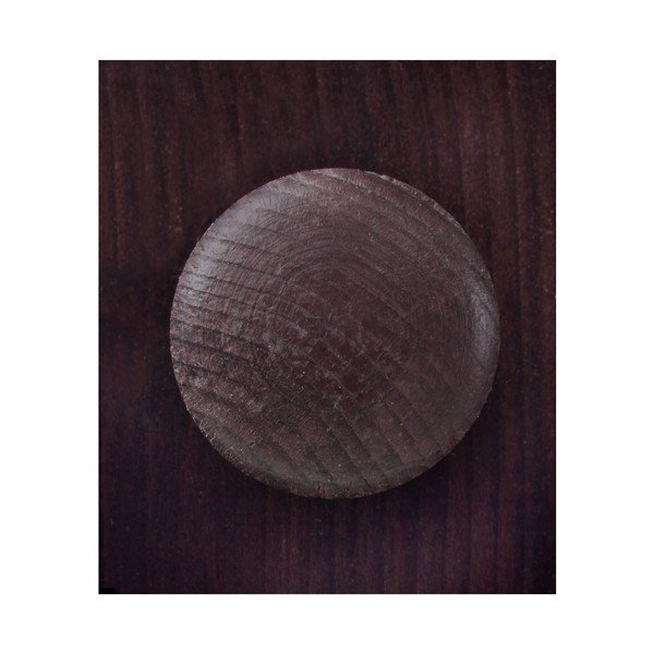 Tmavě hnědá vitrína z borovicového dřeva 95x35 cm Lisa – Støraa-image-4