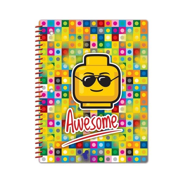 Spirálový sešit LEGO® Iconic Awesome, 96 stran