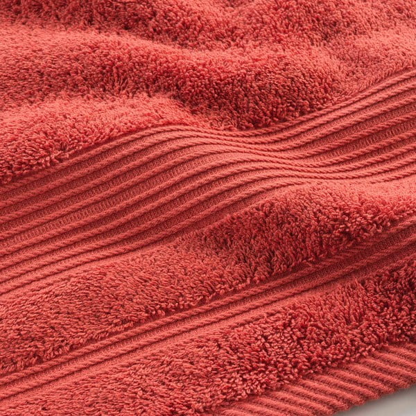 Froté bavlněná osuška v cihlové barvě 70x130 cm Tendresse – douceur d'intérieur-image-2