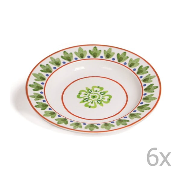 Sada 6 polévkových talířů Toscana Monteriggioni, 22.5 cm