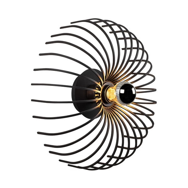 Černé nástěnné svítidlo Opviq lights Aspendos, ø 36 cm-image-2