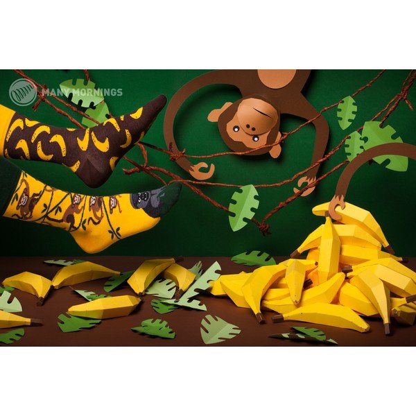 Ponožky Many Mornings Monkey Business, vel. 35–38-image-1