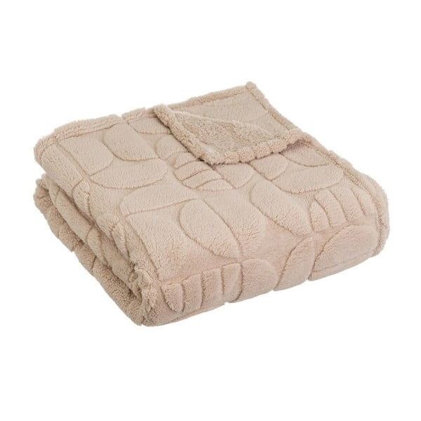 Světle hnědá deka z mikroplyše 130x160 cm Mid Century – Casa Selección