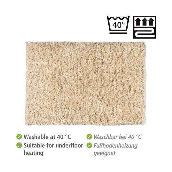 Béžová textilní koupelnová předložka 60x90 cm Lanas – Wenko-image-4