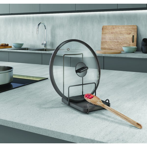 Držák na pokličky z nerezové oceli Tokyo Lava – Metaltex-image-1