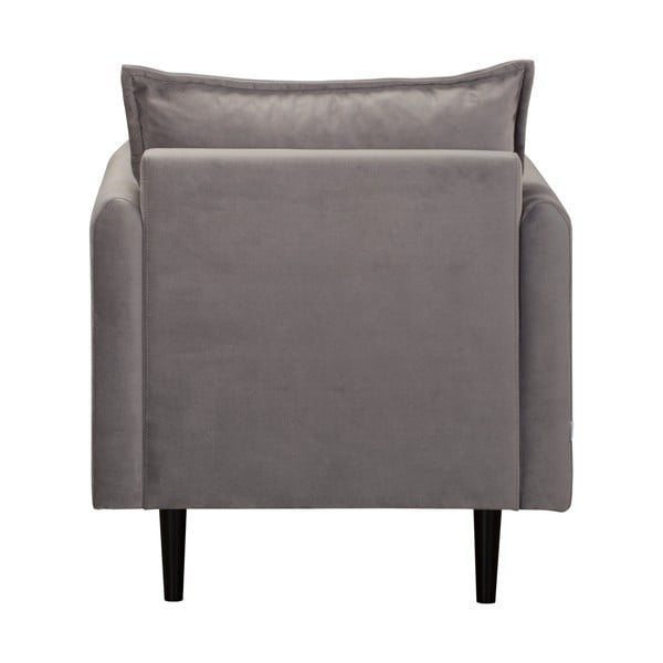 Šedé sametové křeslo Juli – Ropez-image-4
