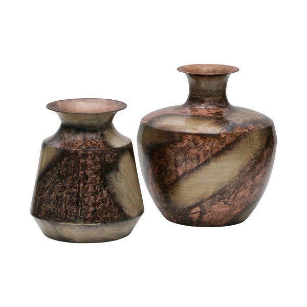 Dekorativní váza z recyklovaného kovu BePureHome, ø 30 cm-image-3