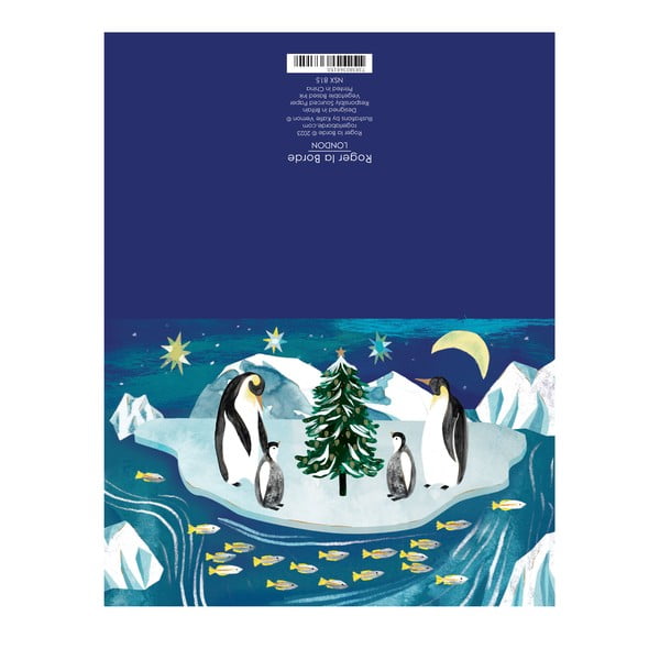 Přání s vánočním motivem v sadě 8 ks Go with the Floe  – Roger la Borde-image-1