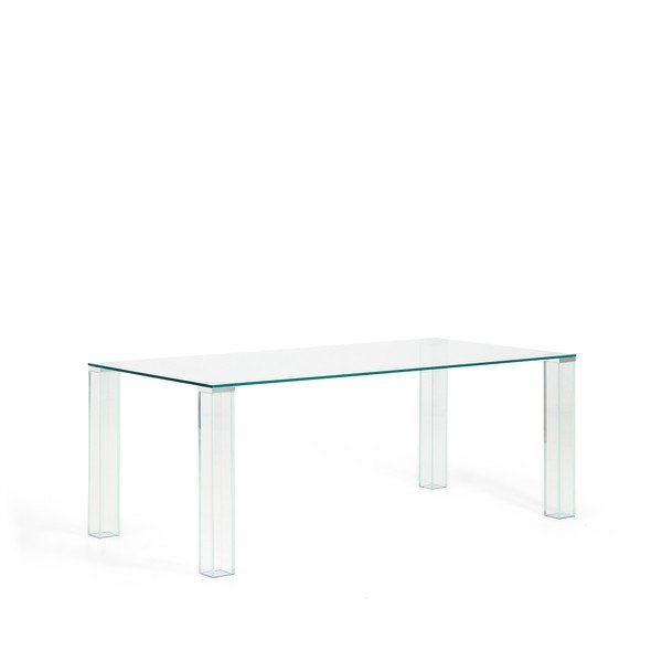 Skleněný jídelní stůl 100x200 cm Adularia – Kave Home