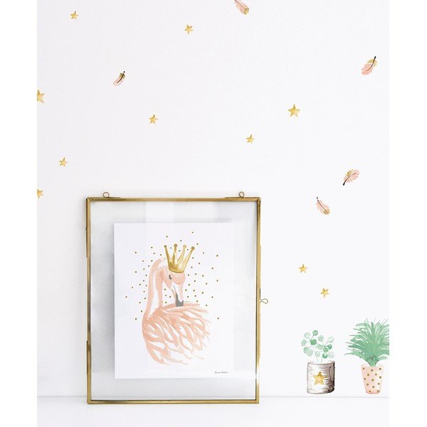 Dětské samolepky v sadě 81 ks 30x42 cm Etoiles Dorees – Lilipinso-image-2