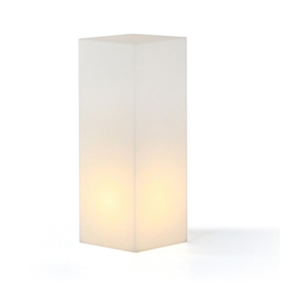 Bílé stínítko lampy PLM Barcelona Podium, 30 x 80 cm