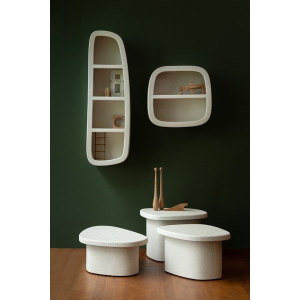 Krémová patrová police 54 cm Veda – Dutchbone-image-2