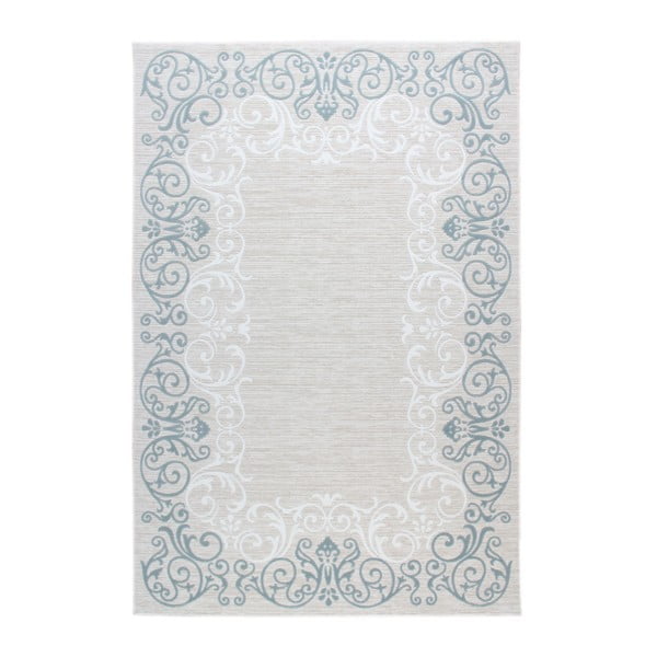 Světle modrý koberec Eko Rugs Bone, 80 x 300 cm