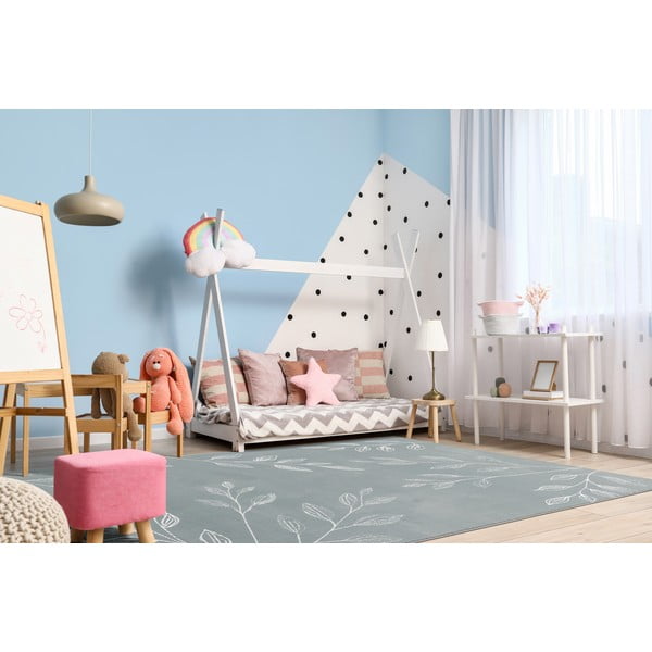 Dětský koberec v mentolové barvě 160x230 cm Gentle Leaves – FD-image-1