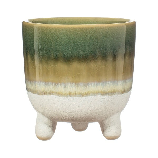 Zelený květináč Sass & Belle Bohemian Home Mojave, ø 11,7 cm