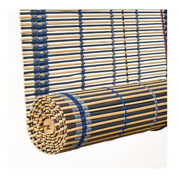Modro-hnědá bambusová roleta 90x180 cm Natural Life – Casa Selección-image-2