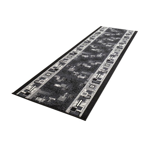 Šedý běhoun Hanse Home Retro, 80 x 350 cm-image-3