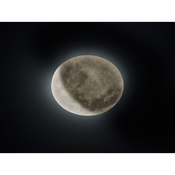 Světle šedé LED dětské stropní svítidlo se stínidlem z akrylového skla ø 40 cm Lunar – Trio-image-1